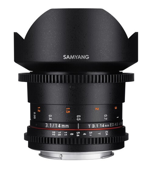 Samyang For Sony E 14mm T3.1 VDSLRII Cine Lens